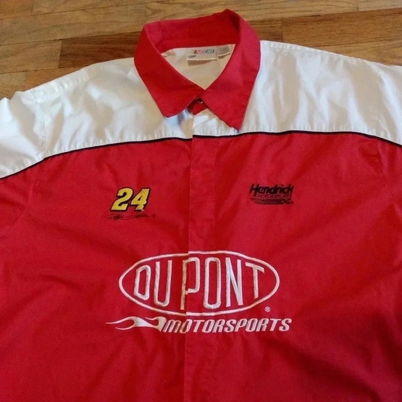 Winner's Circle Jeff Gordon Dupont Button Men's 2XL - Picture 6 of 6